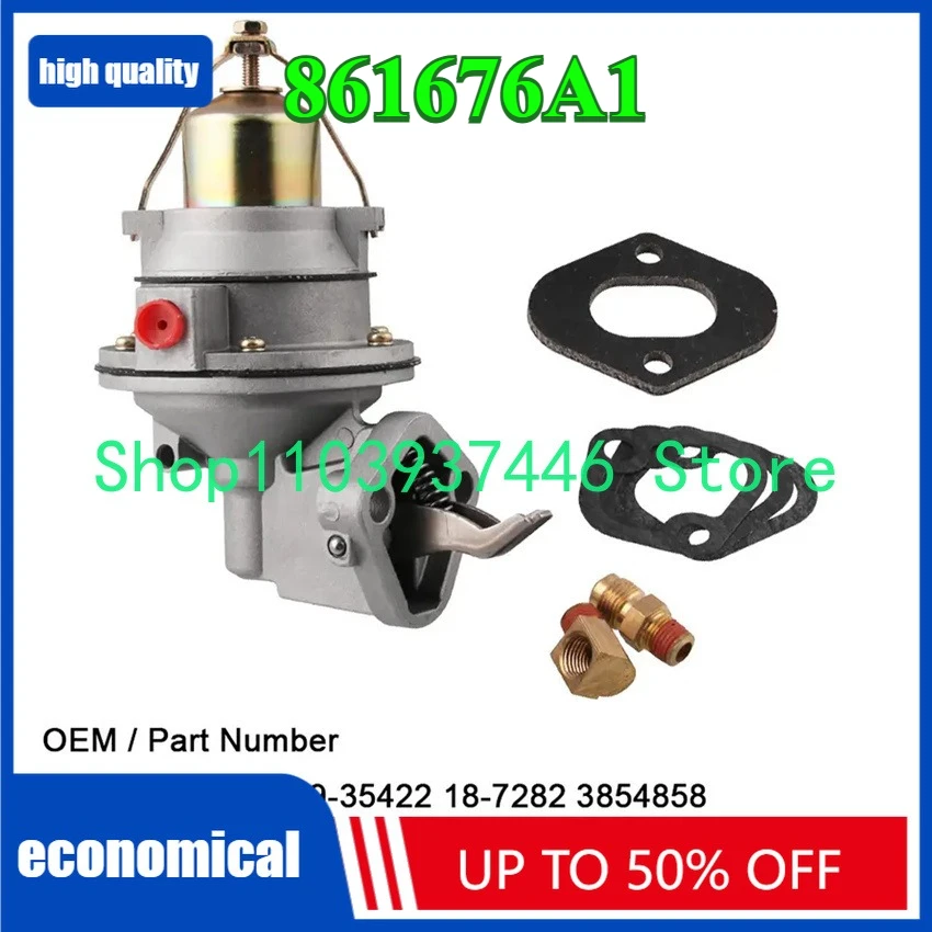 861676A1 Replace Fuel Pump Mech 3854858 Fits Mercruiser 4 Cyl 3.7L. GM 2.5L & 3.0L 4cyl
861676A1 Replace Fuel Pump Mech 3854858 Fits Mercruiser 4 Cyl 3.7L. GM 2.5L & 3.0L 4cyl