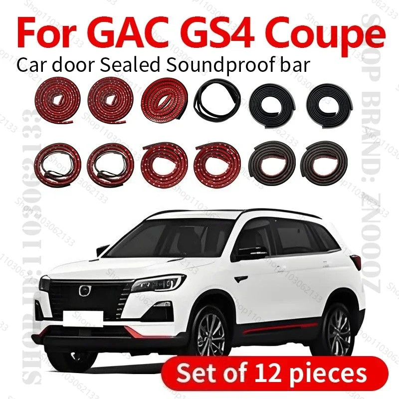 For 2020-2025 GAC GS4 Coupe Car Door Strip Rubber Double Layer Sealing Protector Soundproof Strip Dustproof Seal Strip 12PCS Set
For 2020-2025 GAC GS4 Coupe Car Door Strip Rubber Double Layer Sealing Protector Soundproof Strip Dustproof Seal Strip 12PCS Set