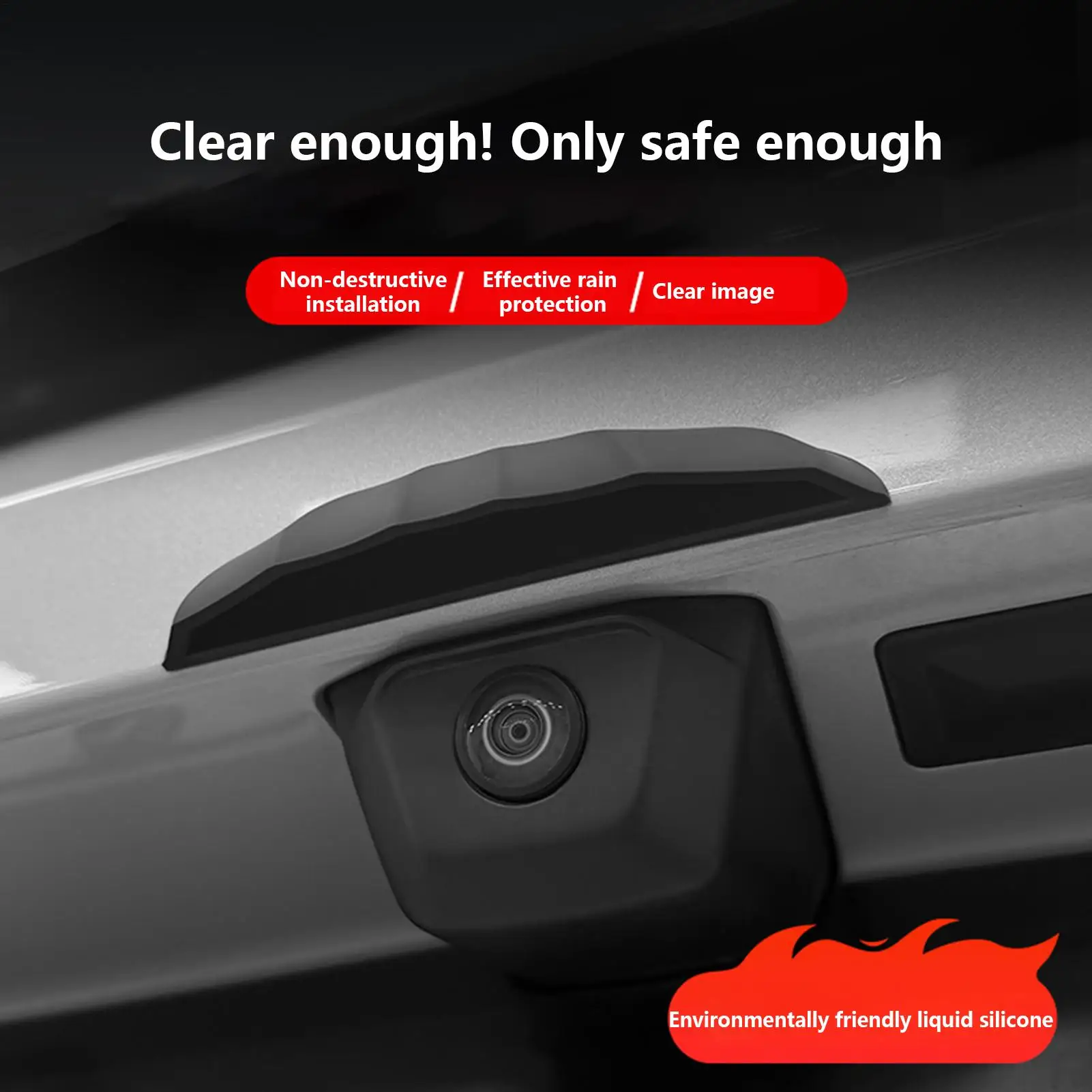 Rear Camera Cover For Car, Anti-Rain Cover For Reversing Camera Protection Guard, Modification Accessories, Waterproof Protector