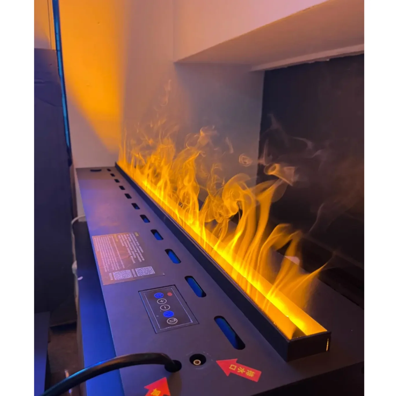 80cm Modern Freestanding TV Stand Insert 3D Water Vapor Ethanol Fireplace With Remote Control Outdoor Hotel Use Metal Material
80cm Modern Freestanding TV Stand Insert 3D Water Vapor Ethanol Fireplace With Remote Control Outdoor Hotel Use Metal Material