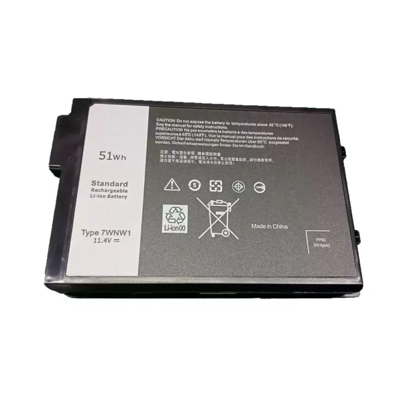 7WNW1 Laptop Battery for Dell Latitude 7424 5424 5420 Rugged Extreme Series Notebook P85G P86G DMF8C 0DMF8C 11.4V 51Wh
7WNW1 Laptop Battery for Dell Latitude 7424 5424 5420 Rugged Extreme Series Notebook P85G P86G DMF8C 0DMF8C 11.4V 51Wh
