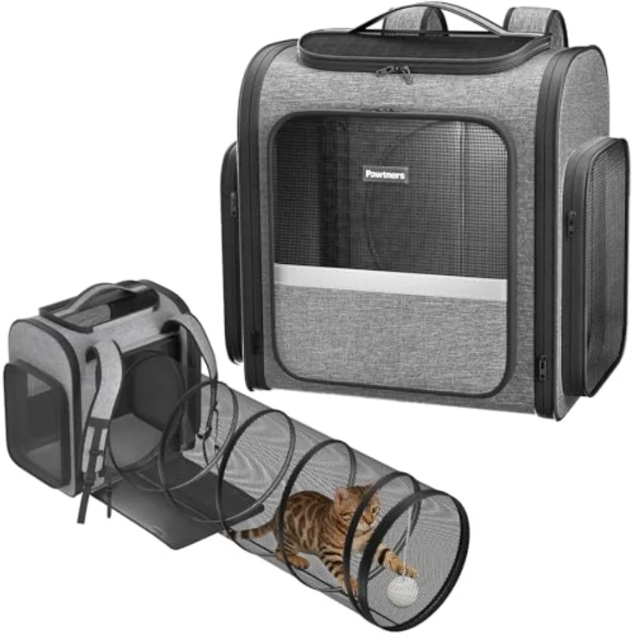 Cat Backpack with Detachable Play Tunnel 2 in 1 Cat Tunnel Backpack Suitable for Carrying and Playing Expandable Dog Backpack f
Cat Backpack with Detachable Play Tunnel 2 in 1 Cat Tunnel Backpack Suitable for Carrying and Playing Expandable Dog Backpack f