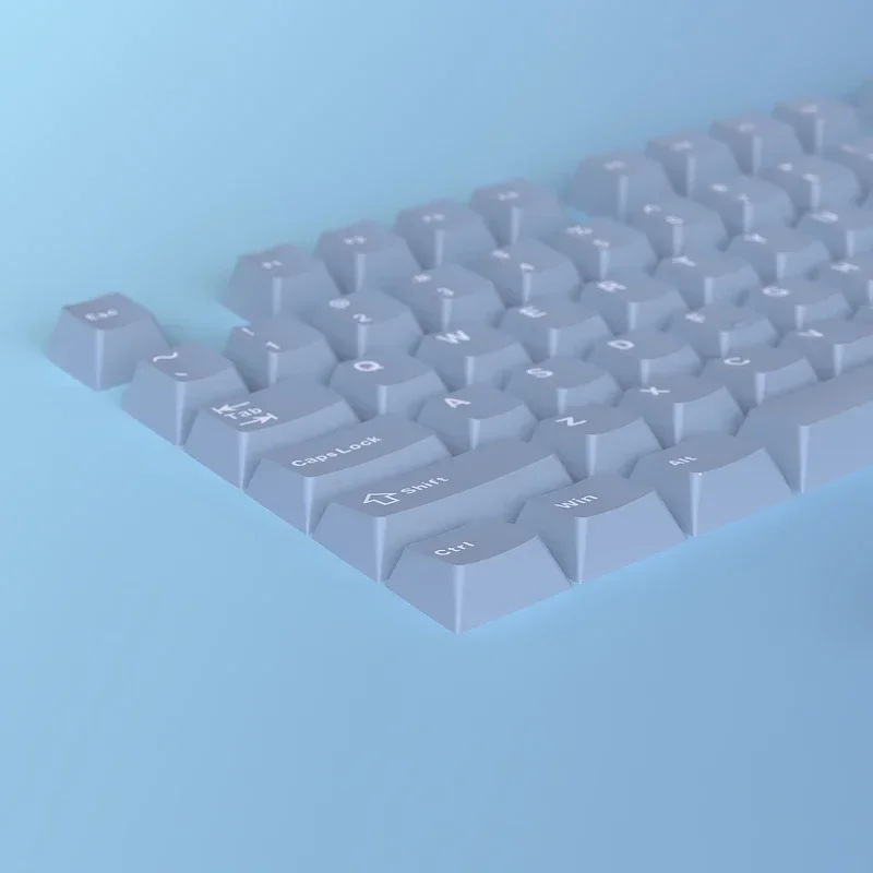 Blue mechanical keycap PBT two-color injection molding small full set of customization original height 126 key positions
Blue mechanical keycap PBT two-color injection molding small full set of customization original height 126 key positions