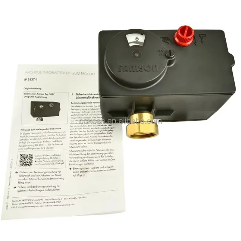 Samson 5827-N12 Quality Guaranteed 24 V AC Digital Electric Actuator 6 mm Force Locking Three-Step Control
Samson 5827-N12 Quality Guaranteed 24 V AC Digital Electric Actuator 6 mm Force Locking Three-Step Control