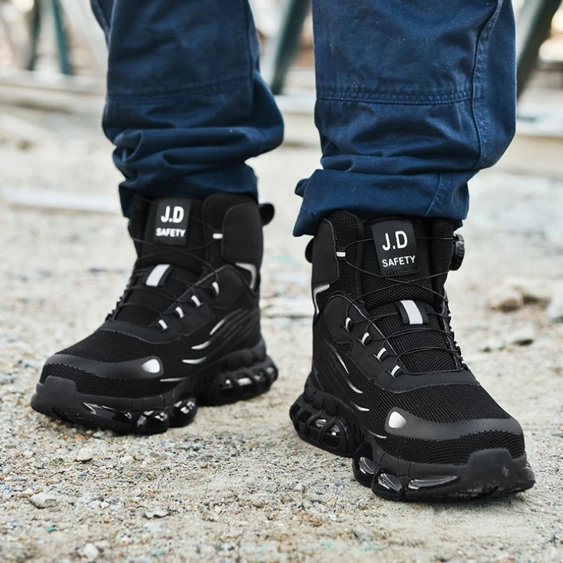 Men's Color-blocked Flat Heel Swivel Buckle Soft-soled Anti-slip High-quality Puncture-resistant Shock-proof Work Safety Shoes
Men's Color-blocked Flat Heel Swivel Buckle Soft-soled Anti-slip High-quality Puncture-resistant Shock-proof Work Safety Shoes