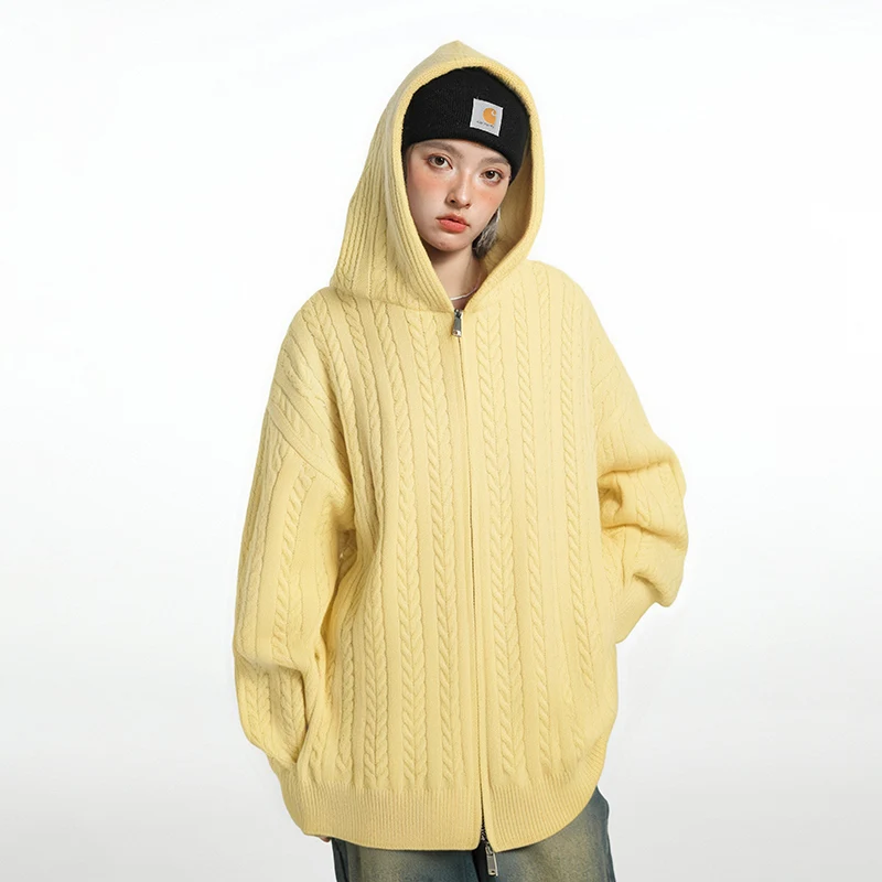 New Winter Collection: New Women's Plush Warm Lazy Zipper Hooded Cardigan. Soft Warm in Autumn and Winter Solid Color and Simple
New Winter Collection: New Women's Plush Warm Lazy Zipper Hooded Cardigan. Soft Warm in Autumn and Winter Solid Color and Simple