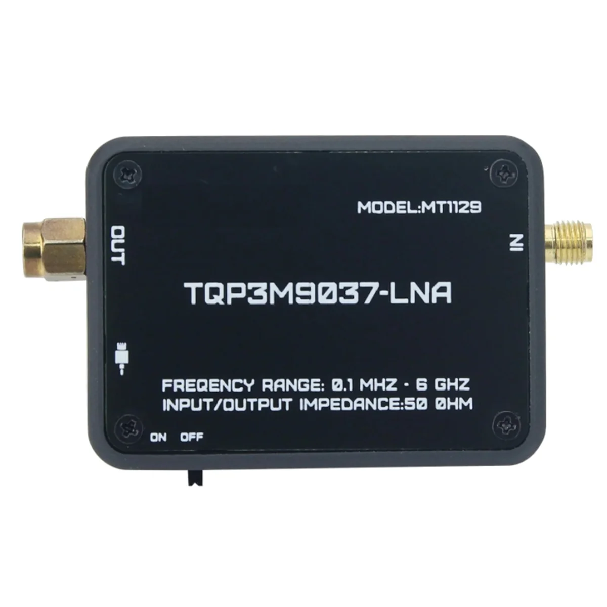 T85C MT1129 Малошумящий усилитель TQP3M9037 LNA для анализатора спектра радиоприемника SDR TEF6686
T85C MT1129 Малошумящий усилитель TQP3M9037 LNA для анализатора спектра радиоприемника SDR TEF6686