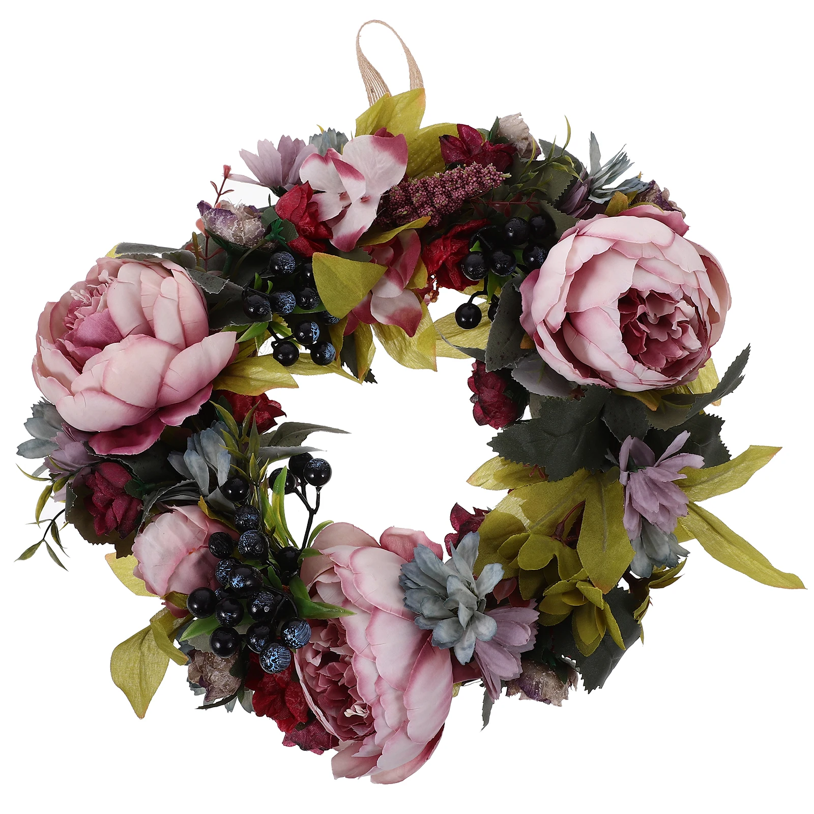 Simulated Peony Wreath Decorations Green Simulation Garland Wedding Front Door Hanging Ornament Office
Simulated Peony Wreath Decorations Green Simulation Garland Wedding Front Door Hanging Ornament Office