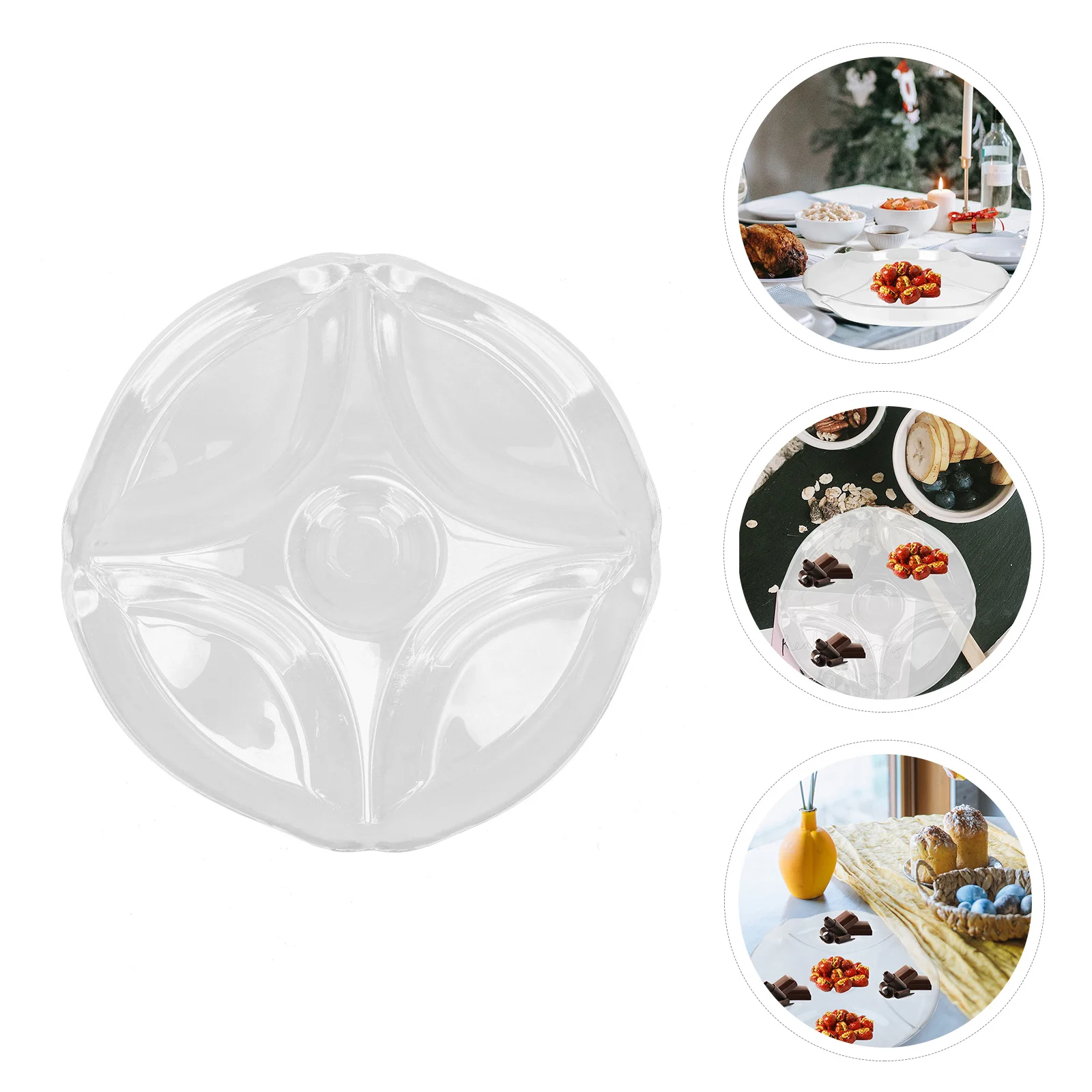 Transparent Nordic Style Multi-Grid Snack Plate Stackable Dinner Plate Home Breakfast Food Storage Tray
Transparent Nordic Style Multi-Grid Snack Plate Stackable Dinner Plate Home Breakfast Food Storage Tray