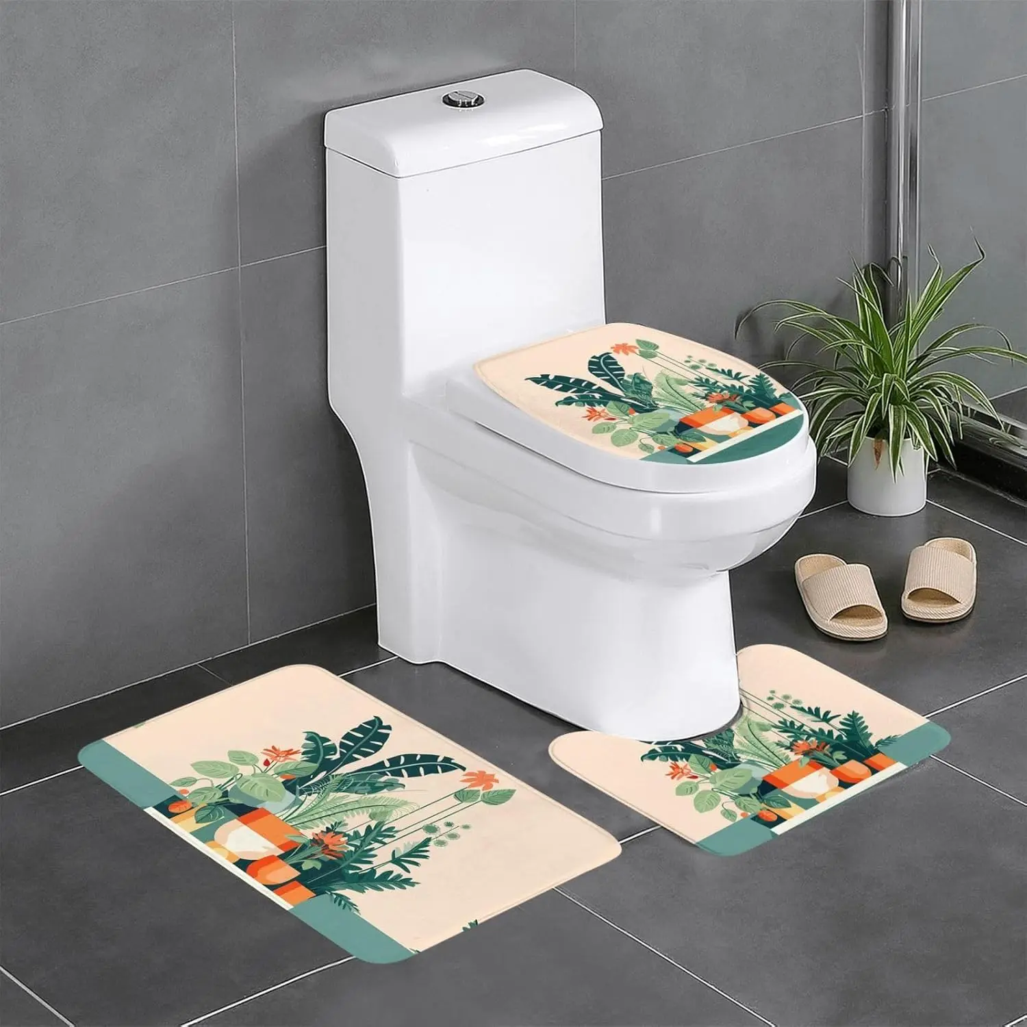 3 Piece Bathroom Rugs Set - Soft and Durable Flannel Material - Easy to Clean and Non-Slip for Bathroom and Vanity Use
3 Piece Bathroom Rugs Set - Soft and Durable Flannel Material - Easy to Clean and Non-Slip for Bathroom and Vanity Use