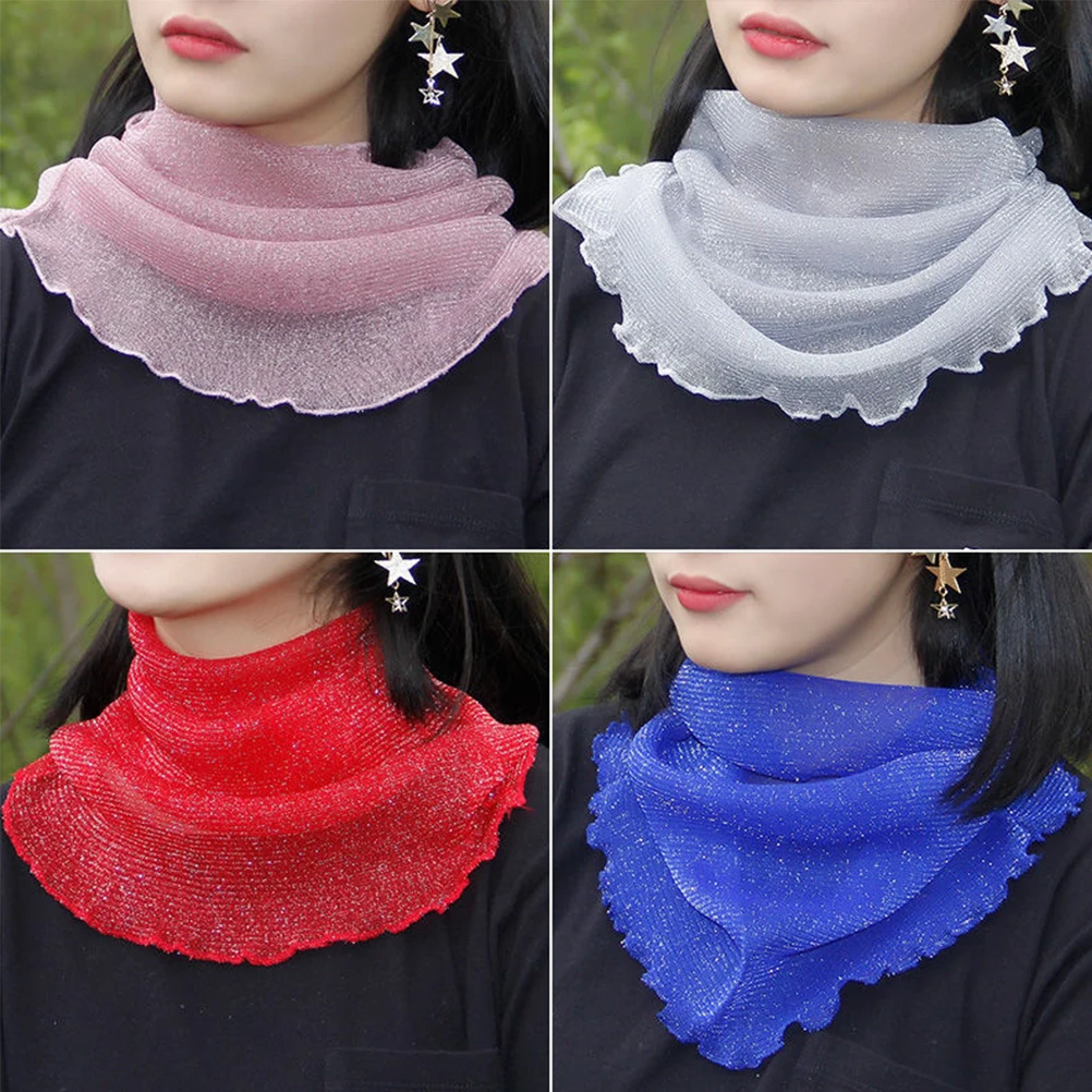 2Pcs Sun Protection Veil Lightweight Neck Gaiter Women Scarf Mask Summer Bib Chiffon Hijab UV Dust Wind Running Hiking
2Pcs Sun Protection Veil Lightweight Neck Gaiter Women Scarf Mask Summer Bib Chiffon Hijab UV Dust Wind Running Hiking