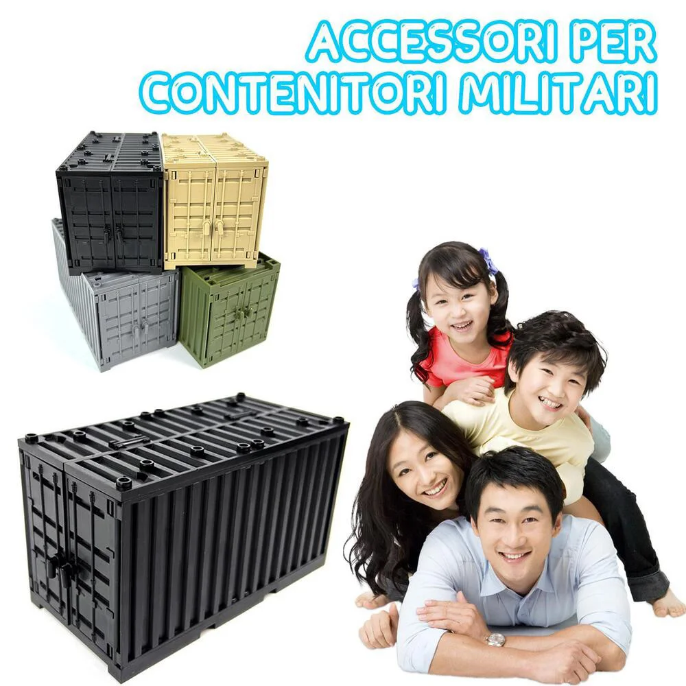 Lychee Life 2Pcs High Simulation Abs Plastic Container Model Hot Selling Engineering Container Toys Children Assembly Toys
Lychee Life 2Pcs High Simulation Abs Plastic Container Model Hot Selling Engineering Container Toys Children Assembly Toys