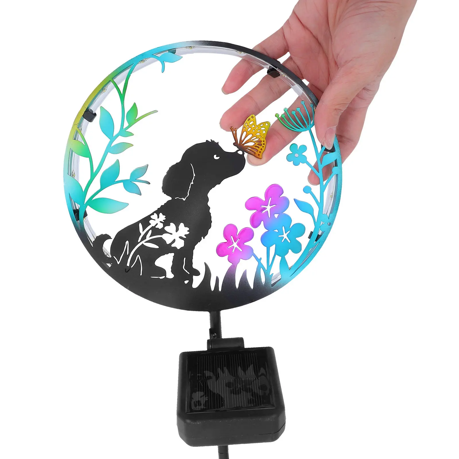 Solar Garden Light Outdoor Dog Solar Powered Decorative Garden Stake Pathway Lighting Waterproof Patio Lawn Yard
Solar Garden Light Outdoor Dog Solar Powered Decorative Garden Stake Pathway Lighting Waterproof Patio Lawn Yard