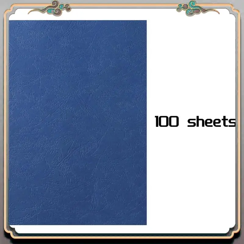 Durable A4 Leather Texture Binding Cover 8.27X11.69 Inch Presentation Leathergrain Binding Cover Navy Blue
Durable A4 Leather Texture Binding Cover 8.27X11.69 Inch Presentation Leathergrain Binding Cover Navy Blue