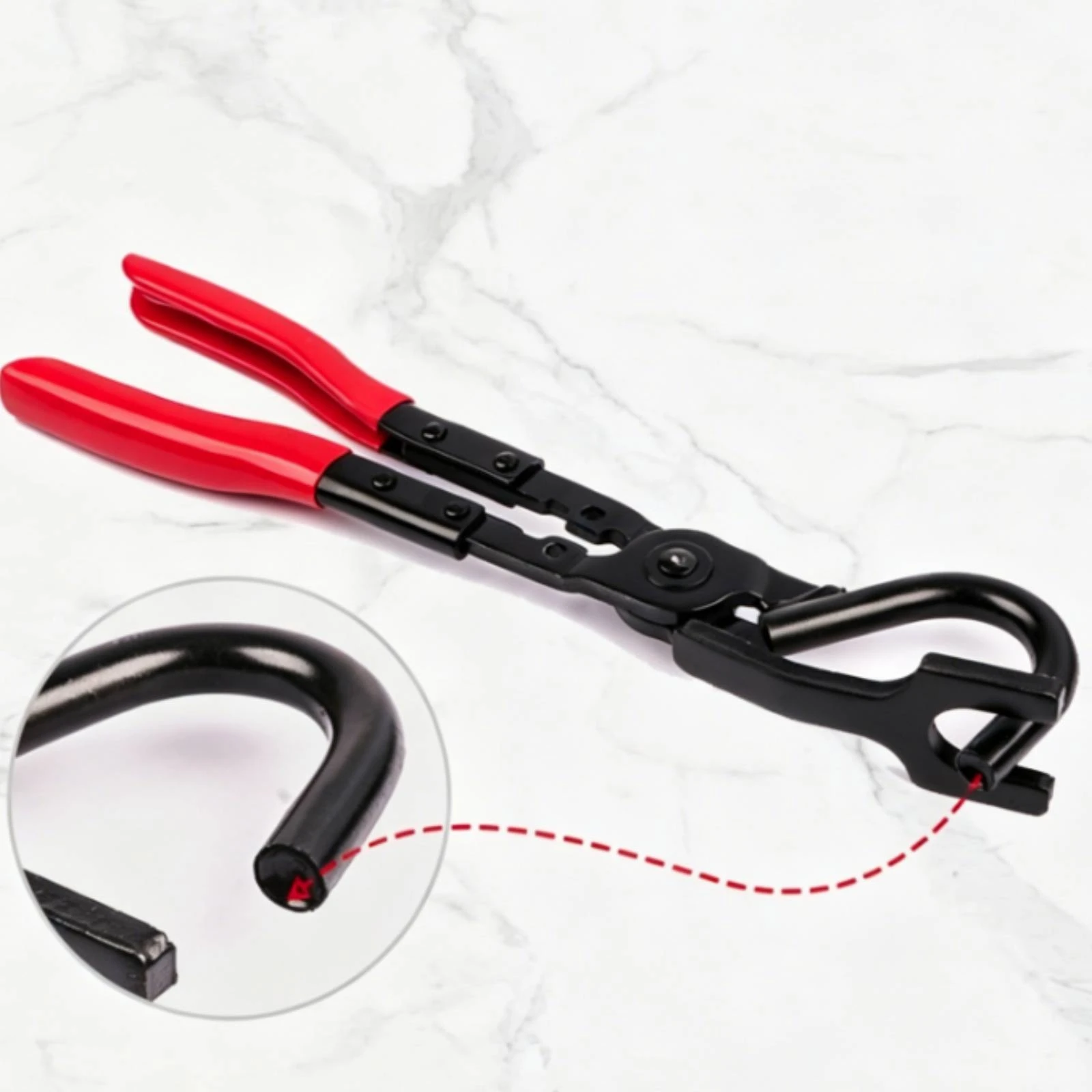 Rubber Exhaust Hanger Pliers Jointed Exhaust Hanger Removal Tool Heavy-Duty Offset Jaw
Rubber Exhaust Hanger Pliers Jointed Exhaust Hanger Removal Tool Heavy-Duty Offset Jaw