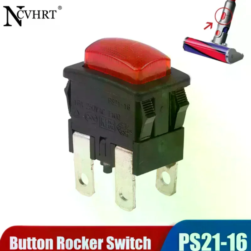 4Pins 16A PS21-16 Self-Lock On Off Push Button Rocker Switch With Light Heater Electrical Touch Switch For Vacuum Cleaner
4Pins 16A PS21-16 Self-Lock On Off Push Button Rocker Switch With Light Heater Electrical Touch Switch For Vacuum Cleaner