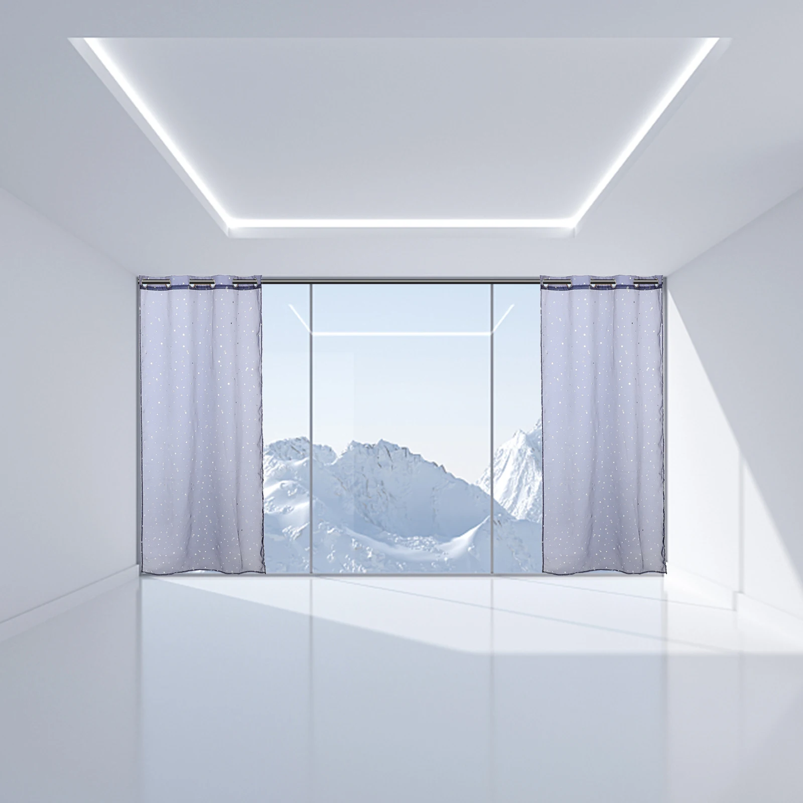 Window Curtain Silver Screen Curtains Sheers Small and Fresh Embroidered White Linen
Window Curtain Silver Screen Curtains Sheers Small and Fresh Embroidered White Linen