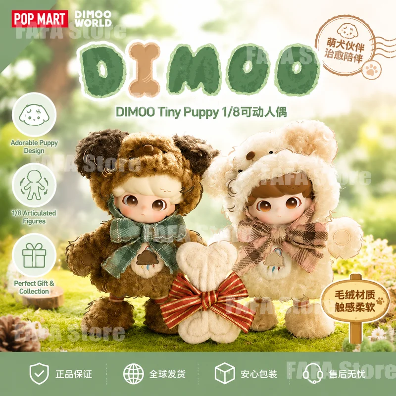 POP MART Dimoo Tiny Puppy 1/8 Articulated Action Doll Premium Art Figurine Desktop Room Decor Trendy Collectible Hippers
POP MART Dimoo Tiny Puppy 1/8 Articulated Action Doll Premium Art Figurine Desktop Room Decor Trendy Collectible Hippers