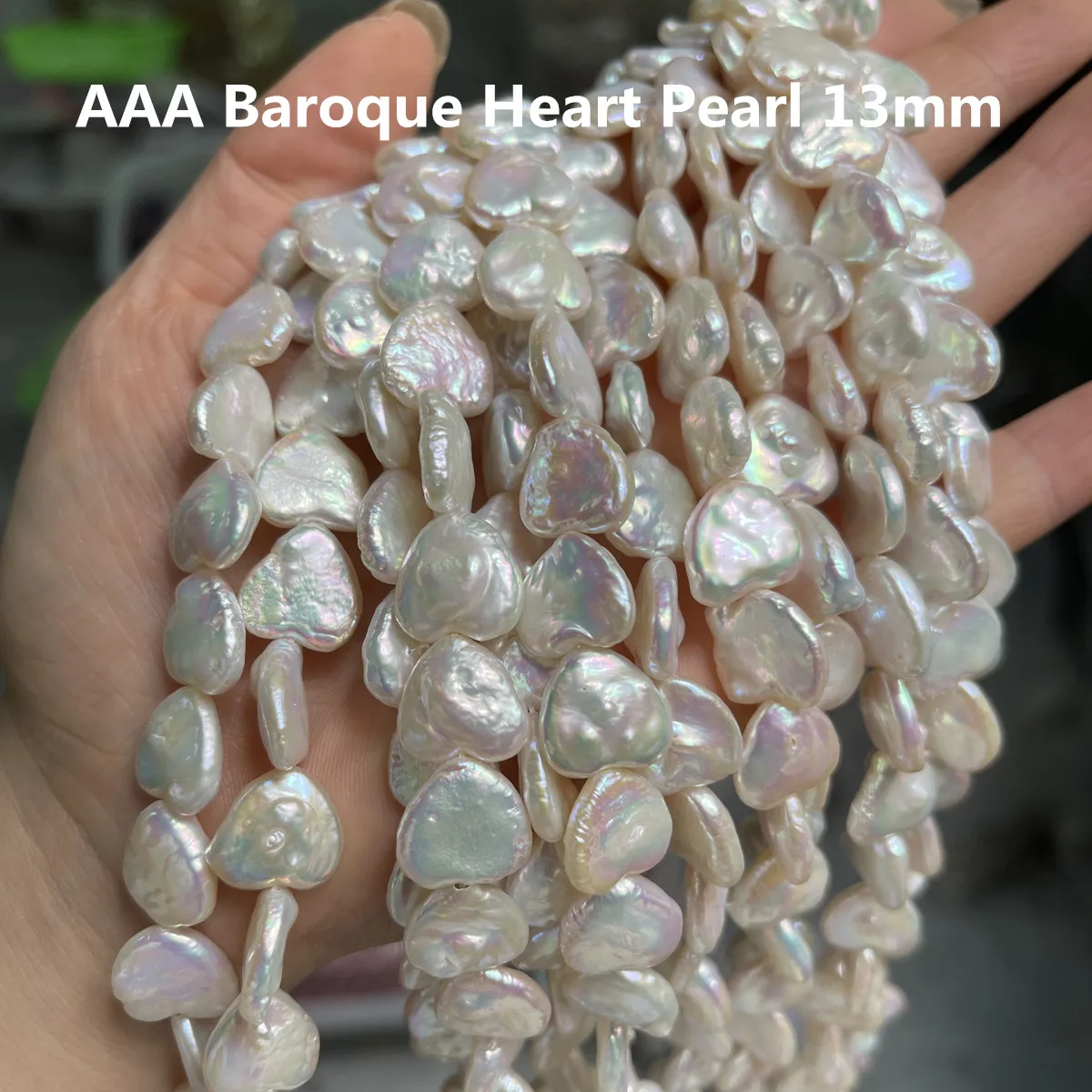 AAA Baroque Pearl Natural Freshwater Heart Pearl 13mm For Jewelry Making DIY Necklace Earrings Bracelet Accessory Length 36cm
AAA Baroque Pearl Natural Freshwater Heart Pearl 13mm For Jewelry Making DIY Necklace Earrings Bracelet Accessory Length 36cm