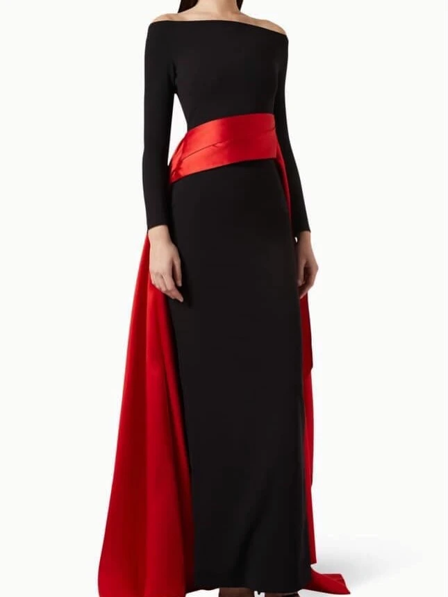 Oisslec Dress Elegant Vintage Sweet Black Red Satin Boat Neck New Customized Formal Occasion Prom Dress Evening Party Gowns
Oisslec Dress Elegant Vintage Sweet Black Red Satin Boat Neck New Customized Formal Occasion Prom Dress Evening Party Gowns