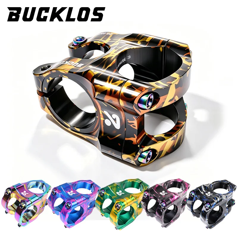 BUCKLOS 35mm Bike Handlebar Short Stem 31.8mm MTB Power Mountain Downhill Bike Handle Bridge DH Stem Table Cycling Parts
BUCKLOS 35mm Bike Handlebar Short Stem 31.8mm MTB Power Mountain Downhill Bike Handle Bridge DH Stem Table Cycling Parts