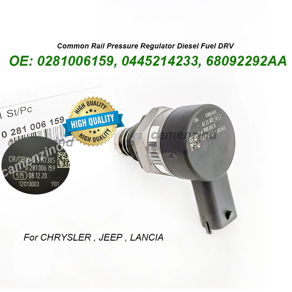 0281006159 0445214233 35032003F 68092292AA Common Rail System Pressure Control Valve For Jeep Wrangler III 2010-2017 2.8 CRD
0281006159 0445214233 35032003F 68092292AA Common Rail System Pressure Control Valve For Jeep Wrangler III 2010-2017 2.8 CRD