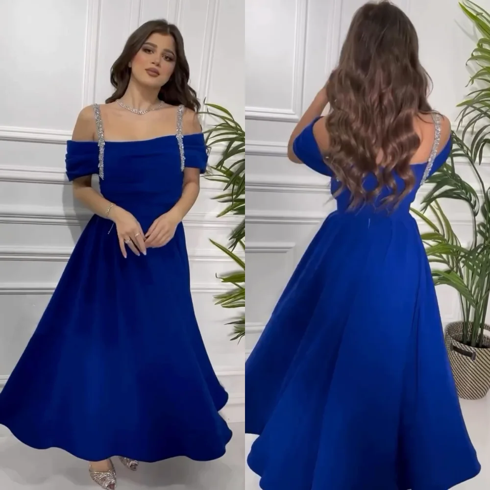 Customized Jersey Sequined Spaghetti Strap A-line Midi Dresses Bespoke Occasion Women's Evening Party Classic Elegant Formal
Customized Jersey Sequined Spaghetti Strap A-line Midi Dresses Bespoke Occasion Women's Evening Party Classic Elegant Formal