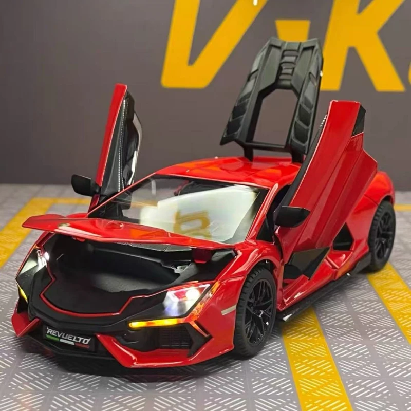 Simualtion 1/24 Lamborghini Revuelto Supercar Ally Car Model With Sound Light Collection Miniature Voiture Boy Gift Birthday
Simualtion 1/24 Lamborghini Revuelto Supercar Ally Car Model With Sound Light Collection Miniature Voiture Boy Gift Birthday