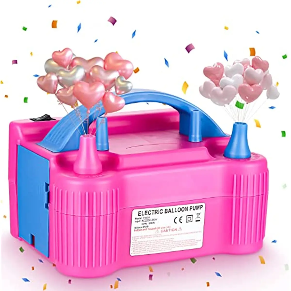 Balloon Air Pump 220V Electric High Power Two Nozzle Air Blower Balloon Inflator Pump Fast Home Portable Inflatable Tool
Balloon Air Pump 220V Electric High Power Two Nozzle Air Blower Balloon Inflator Pump Fast Home Portable Inflatable Tool