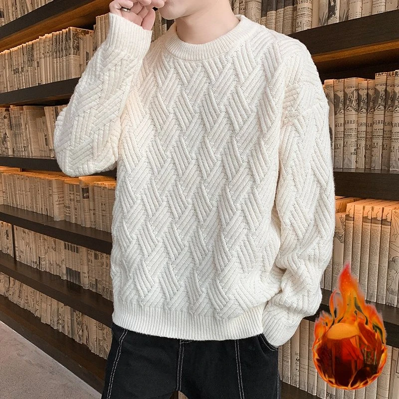 New Autumn Pullover Sweater O-neck Solid Color Long Sleeve Warm Slim Sweaters Men Casual Fashion Warm Sweater Men Clothing B69
New Autumn Pullover Sweater O-neck Solid Color Long Sleeve Warm Slim Sweaters Men Casual Fashion Warm Sweater Men Clothing B69