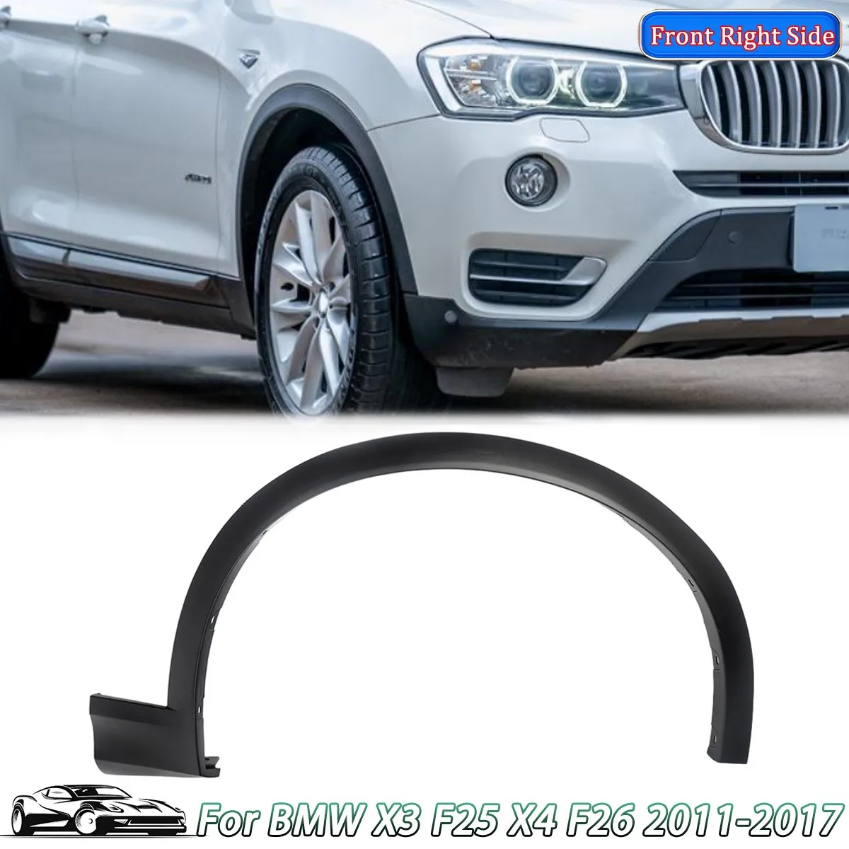 Textured Black Front Right Wheel Arch Fender Flare For BMW X3 F25 X4 F26 2011 2012 2013 2014 2015 2016 2017 xDrive35i Top Line
Textured Black Front Right Wheel Arch Fender Flare For BMW X3 F25 X4 F26 2011 2012 2013 2014 2015 2016 2017 xDrive35i Top Line