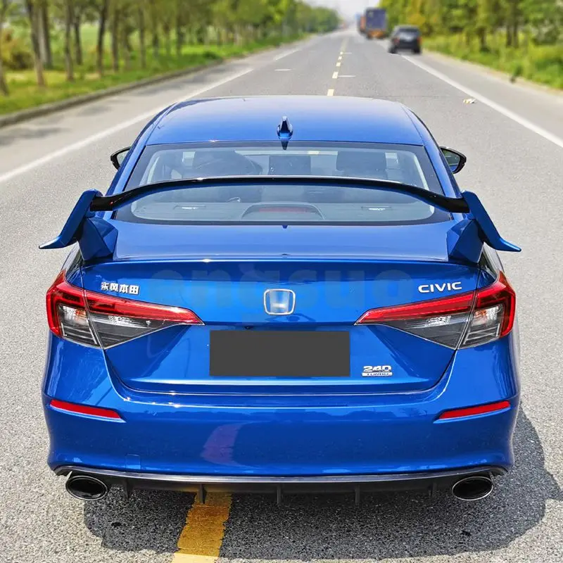 For Honda Civic 11th Gen Sedan spoiler ABS Plastics Car Rear trunk cover wings spoiler Modified Body Kit
For Honda Civic 11th Gen Sedan spoiler ABS Plastics Car Rear trunk cover wings spoiler Modified Body Kit