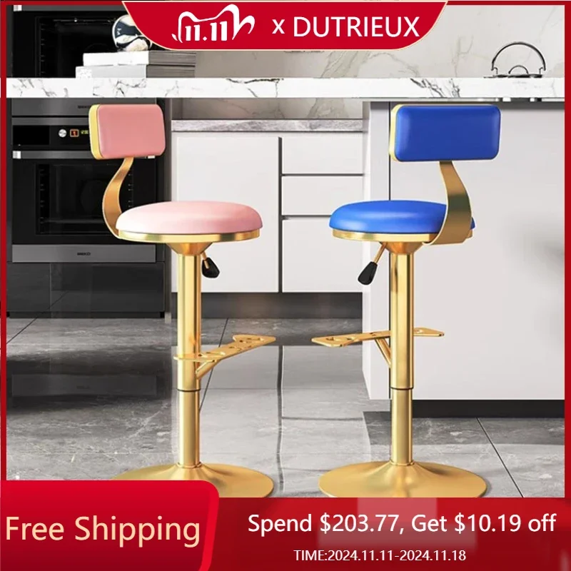 Metal Salon Bar Chairs Silver Adjustable Living Room Design Bar Stools Nordic Modern Sillas Altas Para Barra Home Furniture
Metal Salon Bar Chairs Silver Adjustable Living Room Design Bar Stools Nordic Modern Sillas Altas Para Barra Home Furniture