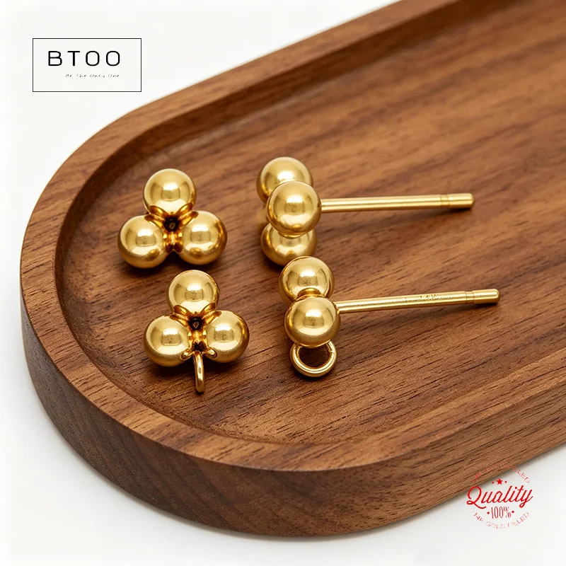 14K Gold Filled 3 Ball (3mm) Post Earring Wholesale Bulk Stud Earrings DIY Jewelry Findings Hypoallergenic Jewelry Accessory
14K Gold Filled 3 Ball (3mm) Post Earring Wholesale Bulk Stud Earrings DIY Jewelry Findings Hypoallergenic Jewelry Accessory