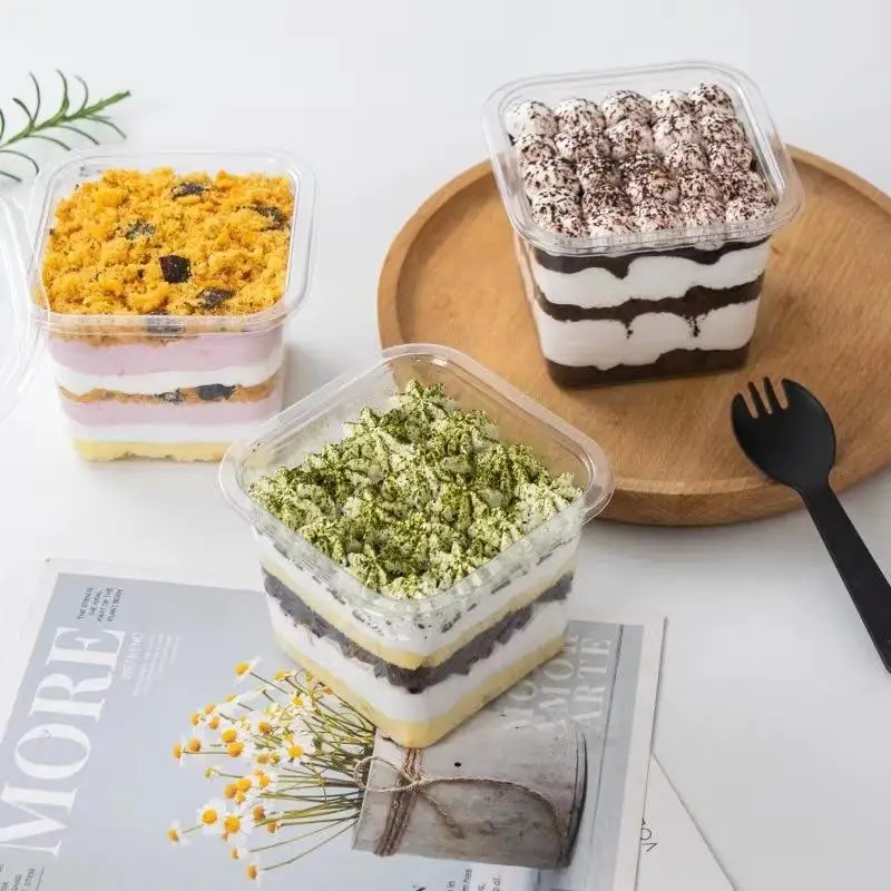 10/50Pcs Cake Packaging Box With Lids Tiramisu Cake Dessert Storage Box Transparent Plastic Packaging Box Bakeware
10/50Pcs Cake Packaging Box With Lids Tiramisu Cake Dessert Storage Box Transparent Plastic Packaging Box Bakeware