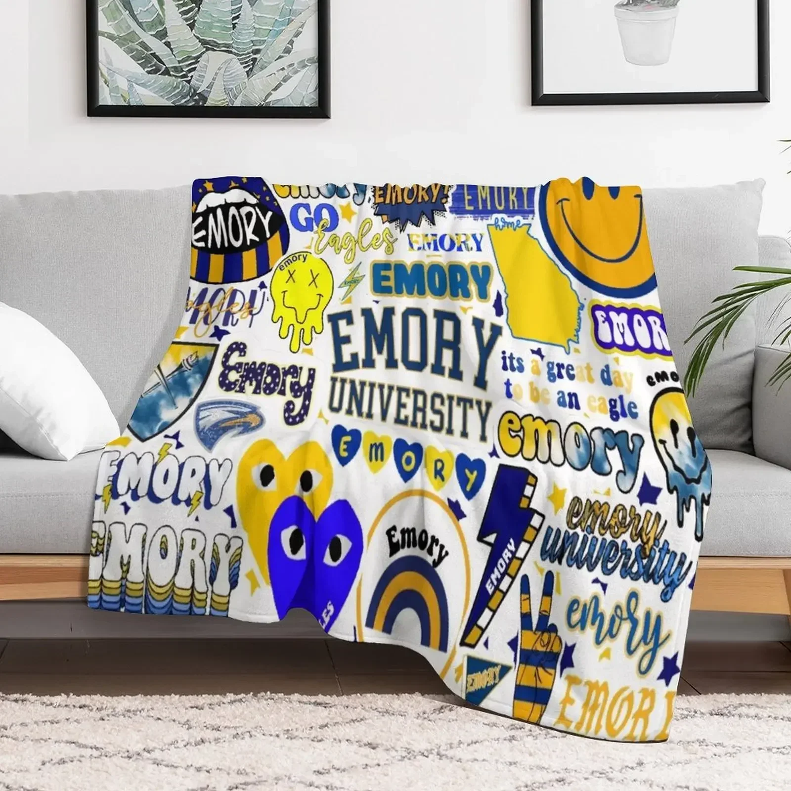 E M O R Y Eagles Collage Design Throw Blanket Blankets For Baby Soft Plaid Decorative Throw Blankets
E M O R Y Eagles Collage Design Throw Blanket Blankets For Baby Soft Plaid Decorative Throw Blankets