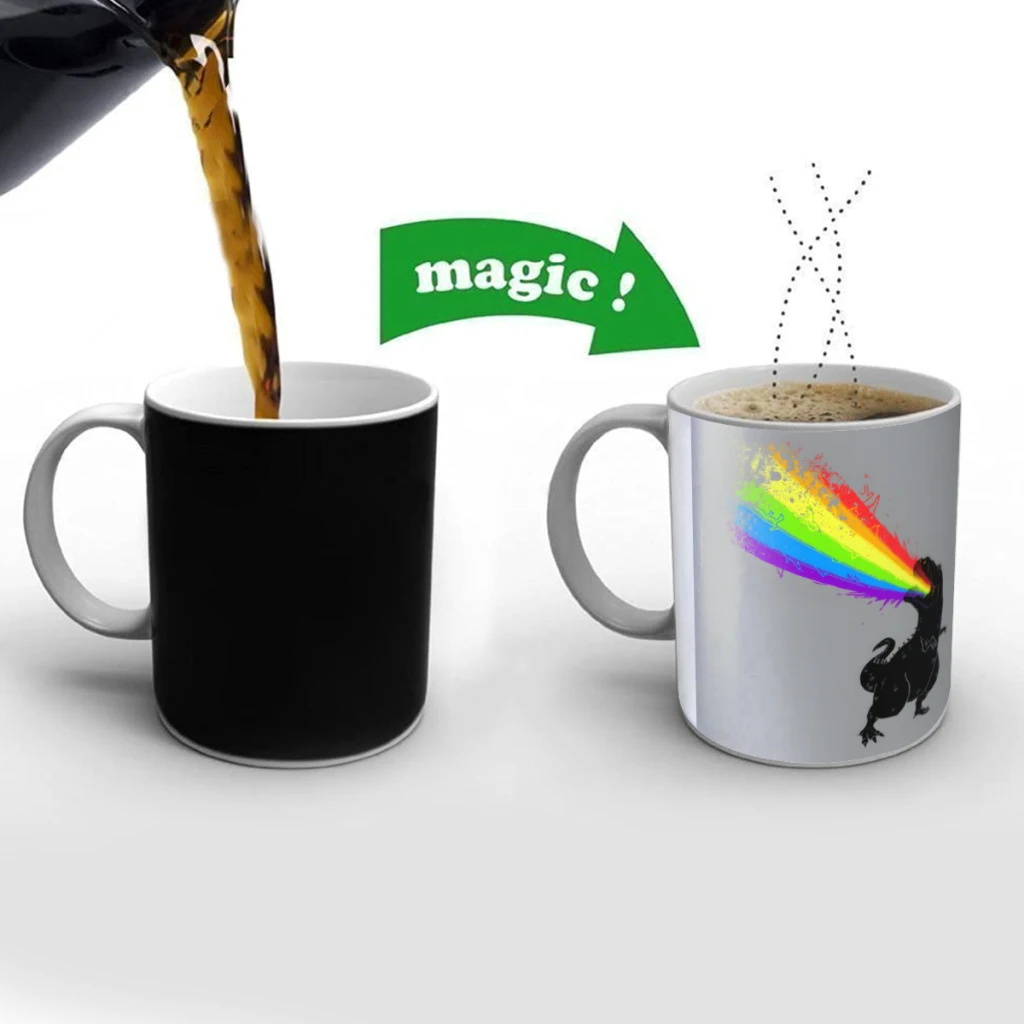 Technicolour Rex Creativity Change Color Chang mug Ceramic mug Hot Coffee Cup Breakfast Cup Mug Friend Gift
Technicolour Rex Creativity Change Color Chang mug Ceramic mug Hot Coffee Cup Breakfast Cup Mug Friend Gift