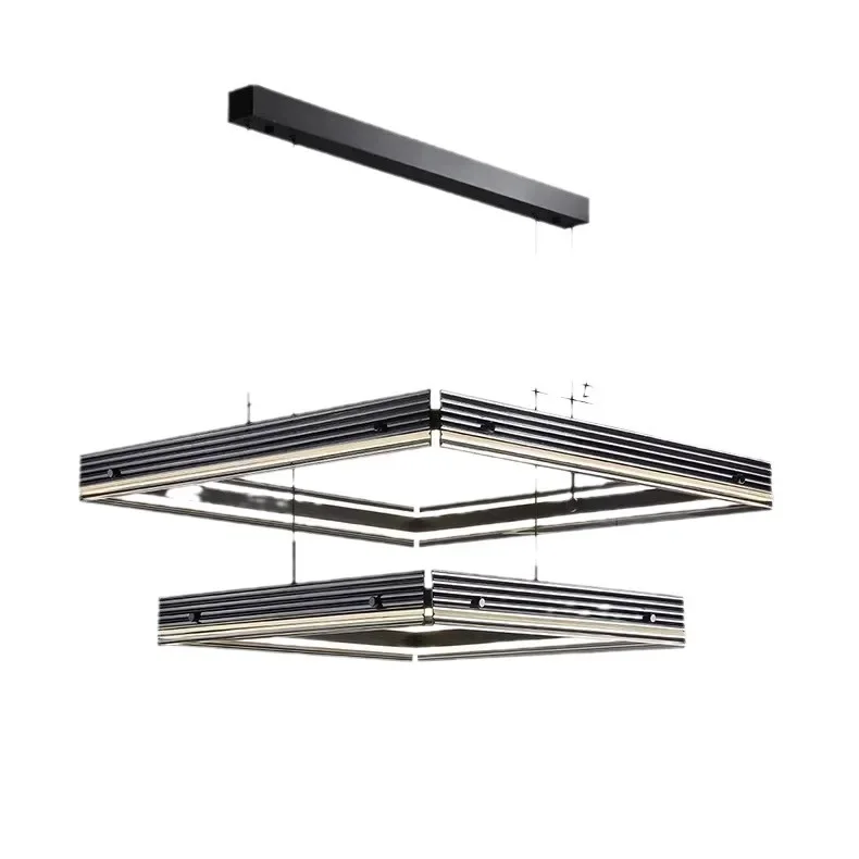 Light luxury living room chandelier Modern simple atmosphere Aluminum glass chandelier Personality minimalist square living room
Light luxury living room chandelier Modern simple atmosphere Aluminum glass chandelier Personality minimalist square living room