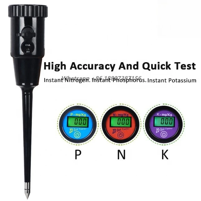 High Accuracy Soil Rapid Analyzer EC PH NPK Moisture Temperature Tester LCD Digital Display Rechargeable Battery Portable Design
High Accuracy Soil Rapid Analyzer EC PH NPK Moisture Temperature Tester LCD Digital Display Rechargeable Battery Portable Design