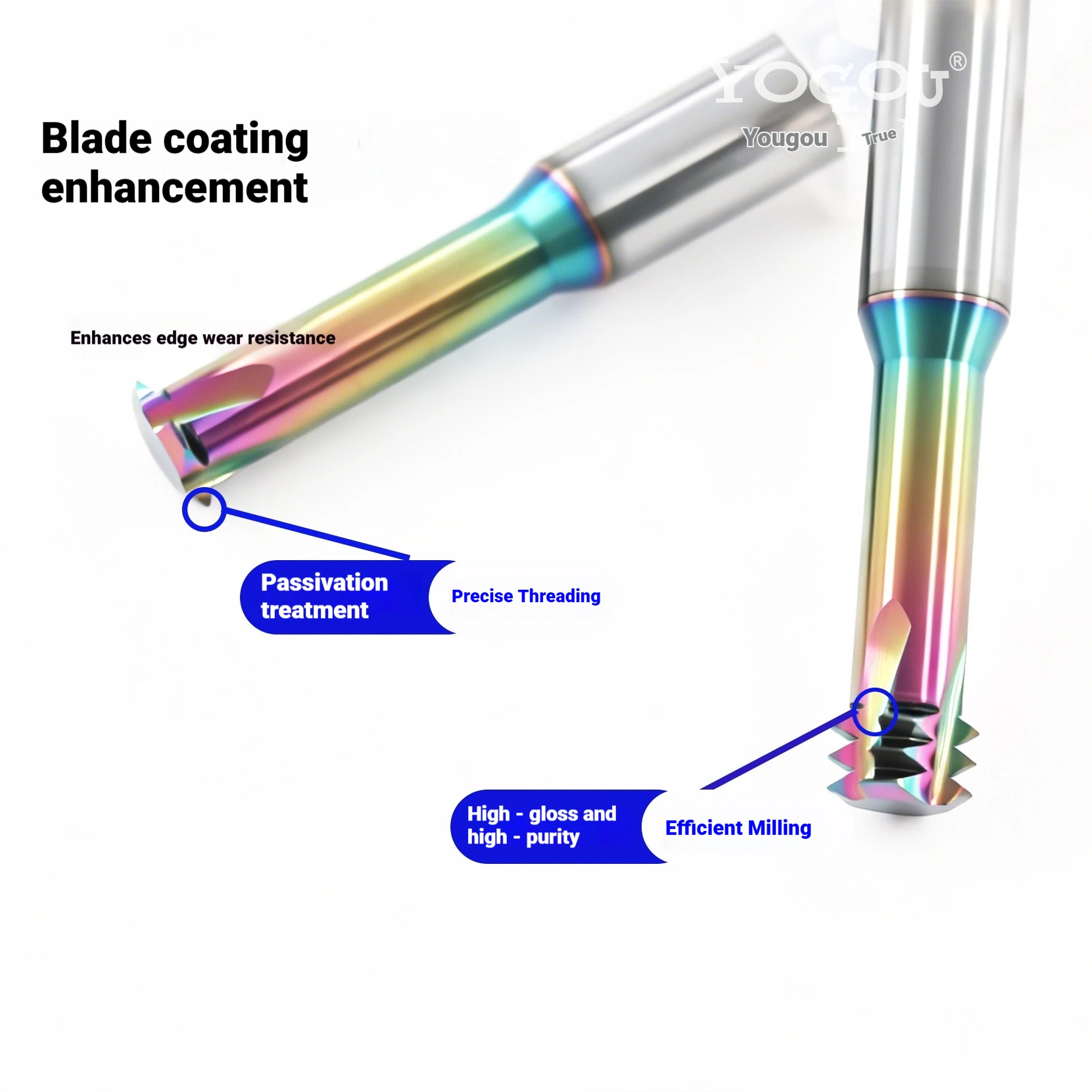 Aluminum Alloy CNC Thread Milling Cutter Colorful Single Triple Full Tooth Tungsten Steel M1 M6 M8 M12 M14 for Precision Machini
Aluminum Alloy CNC Thread Milling Cutter Colorful Single Triple Full Tooth Tungsten Steel M1 M6 M8 M12 M14 for Precision Machini