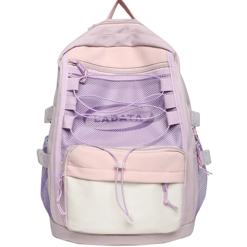 TRAVEASY Korean Sports Women‘s School Bags Drawstring Nylon Panelled Fashion Women Backpacks Large Capacity Shoulder Bag Ladies
TRAVEASY Korean Sports Women‘s School Bags Drawstring Nylon Panelled Fashion Women Backpacks Large Capacity Shoulder Bag Ladies
