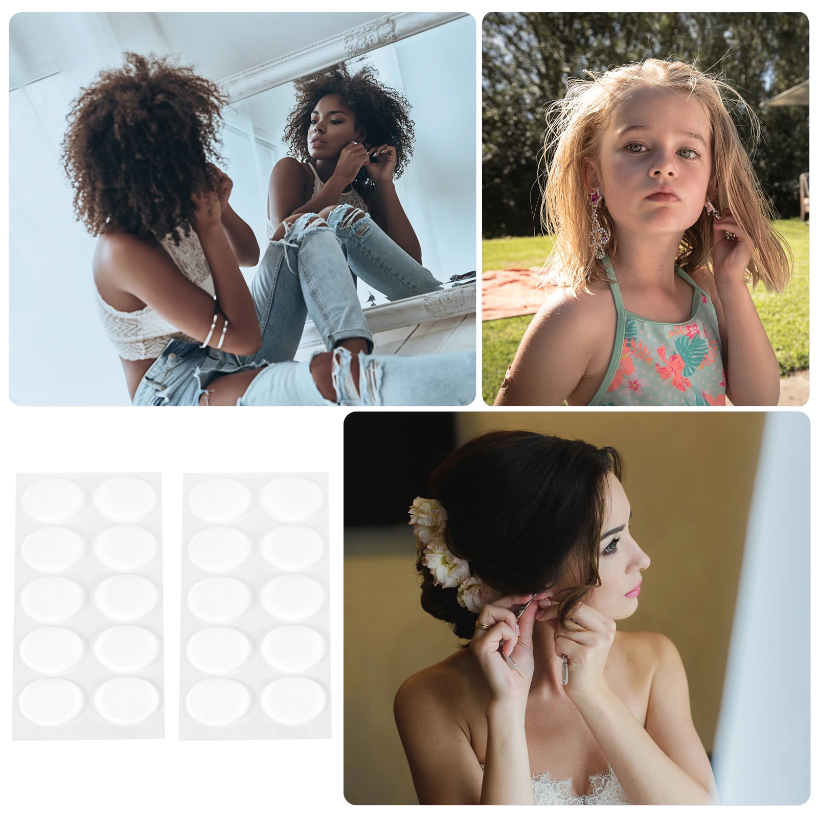 120 комплектов защитных заплат, невидимая поддерживающая лента для подтяжки ушей для сережек, противоболевая подушка, прозрачный дизайн, зажим для ушей 
120 комплектов защитных заплат, невидимая поддерживающая лента для подтяжки ушей для сережек, противоболевая подушка, прозрачный дизайн, зажим для ушей