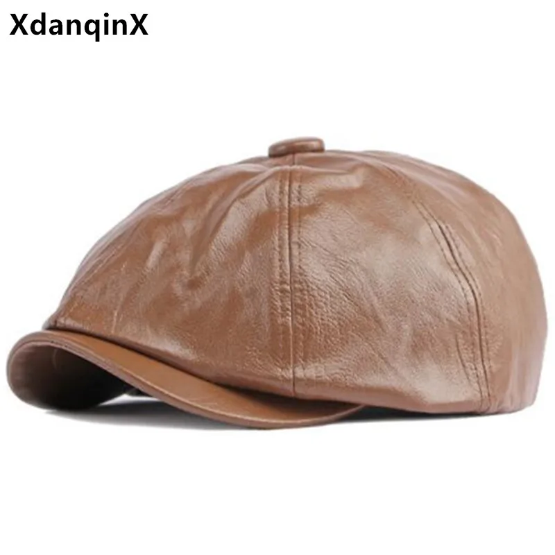 Free Shipping Spring Autumn Faux Leather PU Newsboy Caps For Men And Women Casual Couple Sports Cap Fashion Vintage Party Hat
Free Shipping Spring Autumn Faux Leather PU Newsboy Caps For Men And Women Casual Couple Sports Cap Fashion Vintage Party Hat