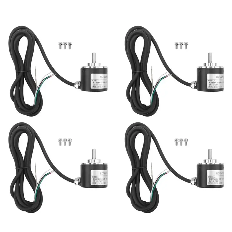 BMBY-4X Rotary Incremental Encoder 38S6G5-B-G24N AB 2-Phase Connection 50P/R 5-24V Solid Shaft DC Open Collector NPN Output
BMBY-4X Rotary Incremental Encoder 38S6G5-B-G24N AB 2-Phase Connection 50P/R 5-24V Solid Shaft DC Open Collector NPN Output