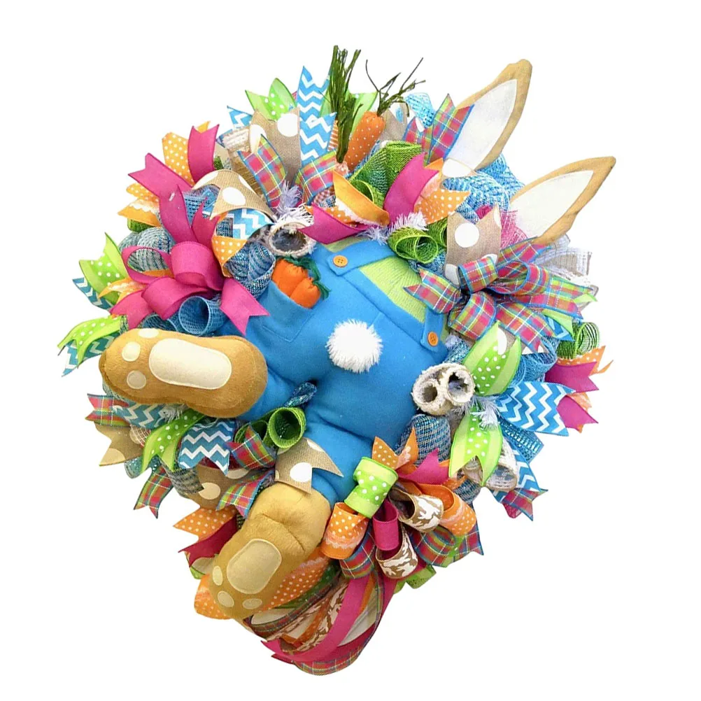Artificial Easter Bunny Wreath Holiday Decorative Lei Door Hanging Pendant Wall Dangle Home Table PartyDecoration Floral
Artificial Easter Bunny Wreath Holiday Decorative Lei Door Hanging Pendant Wall Dangle Home Table PartyDecoration Floral