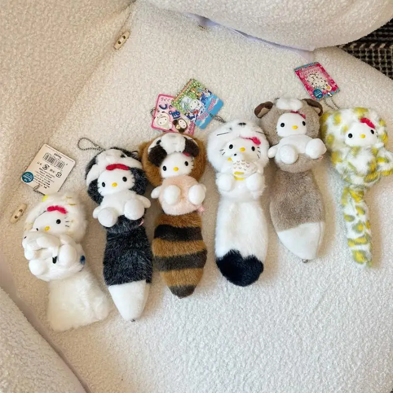 Hello Kitty Big Tail Series плюшевая кукла-брелок Kawaii плюшевая модная игрушка мультяшный брелок для сумок кулон аниме подарки на день рождения
Hello Kitty Big Tail Series плюшевая кукла-брелок Kawaii плюшевая модная игрушка мультяшный брелок для сумок кулон аниме подарки на день рождения