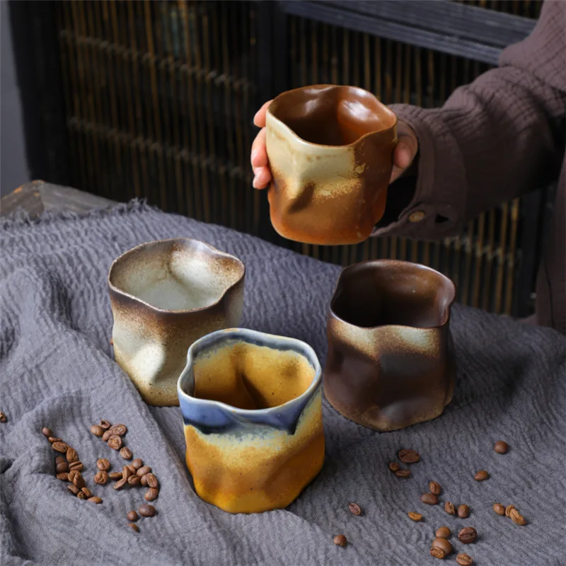 Creative Coffee Cup Personalized Irregular Retro Mug Japanese Coarse Pottery Cup Household Multi-function Ceramic Tea Cup
Creative Coffee Cup Personalized Irregular Retro Mug Japanese Coarse Pottery Cup Household Multi-function Ceramic Tea Cup