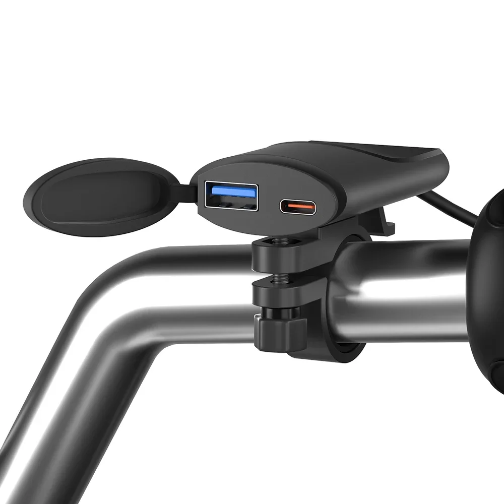 PD+QC3.0 Fast Charge Motorcycle Handlebar Mobile Phone Charger Waterproof Vehicle-Mounted USB 12V Power Supply Adapter Universal
PD+QC3.0 Fast Charge Motorcycle Handlebar Mobile Phone Charger Waterproof Vehicle-Mounted USB 12V Power Supply Adapter Universal