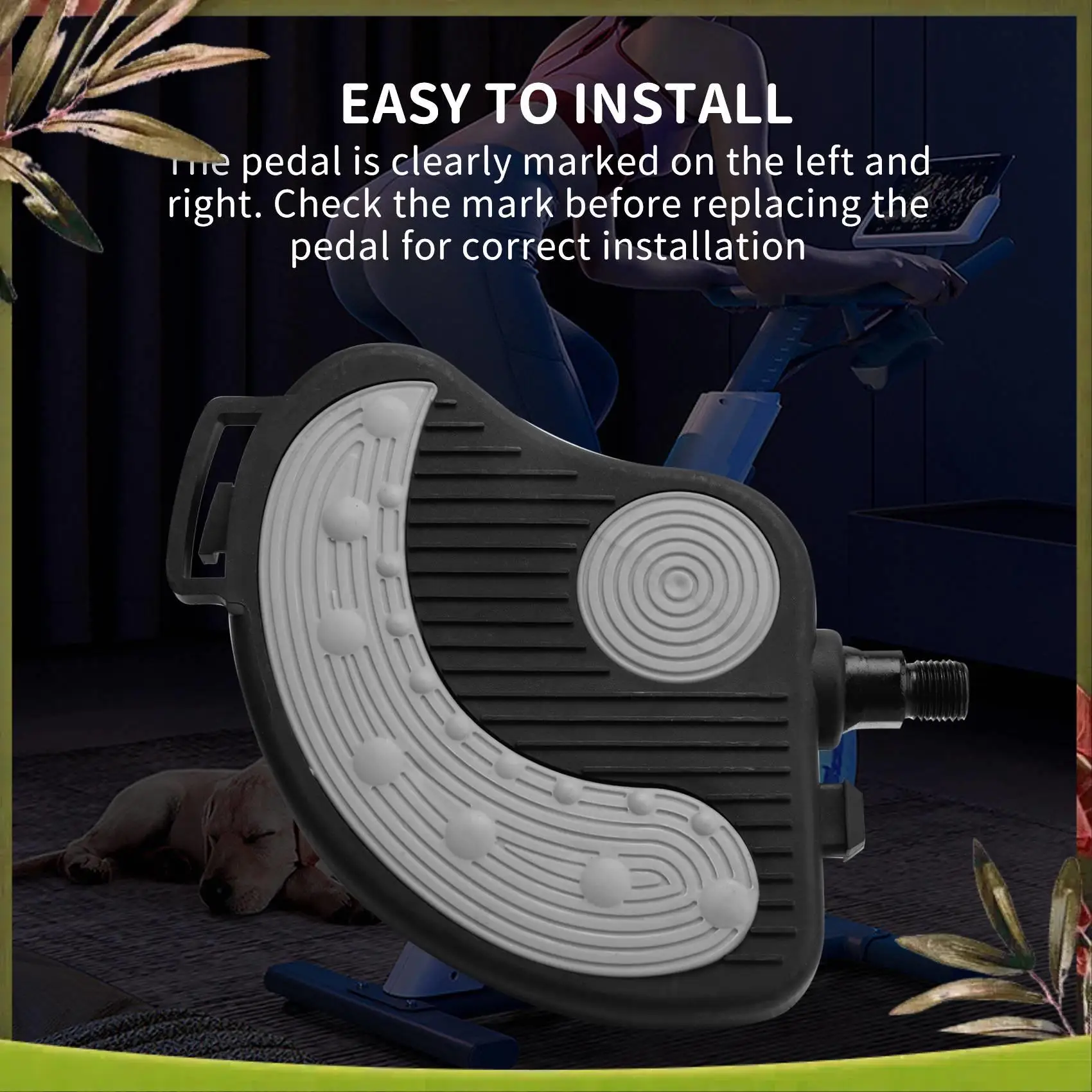 Reliable-Exercise Bike Pedals With Straps For Spin Bike And Indoor Stationary Exercise Bike
Reliable-Exercise Bike Pedals With Straps For Spin Bike And Indoor Stationary Exercise Bike