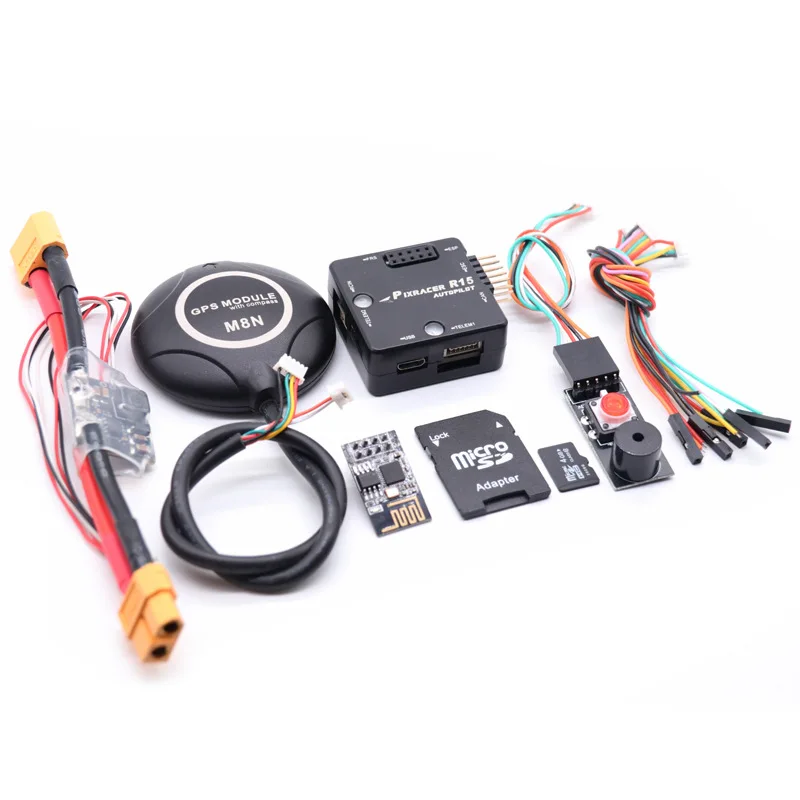 Pixracer R15 Autopilot Flight Controller + M8N GPS Drone
Pixracer R15 Autopilot Flight Controller + M8N GPS Drone